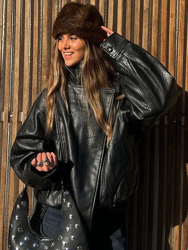 LTHR Collar Jacket