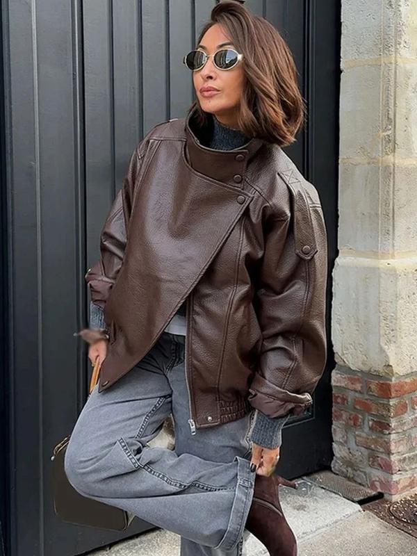 LTHR Collar Jacket
