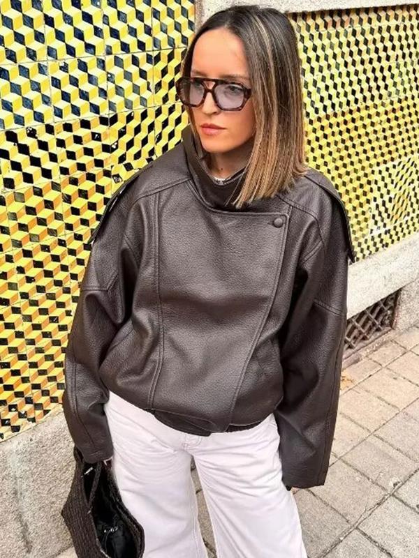 LTHR Collar Jacket