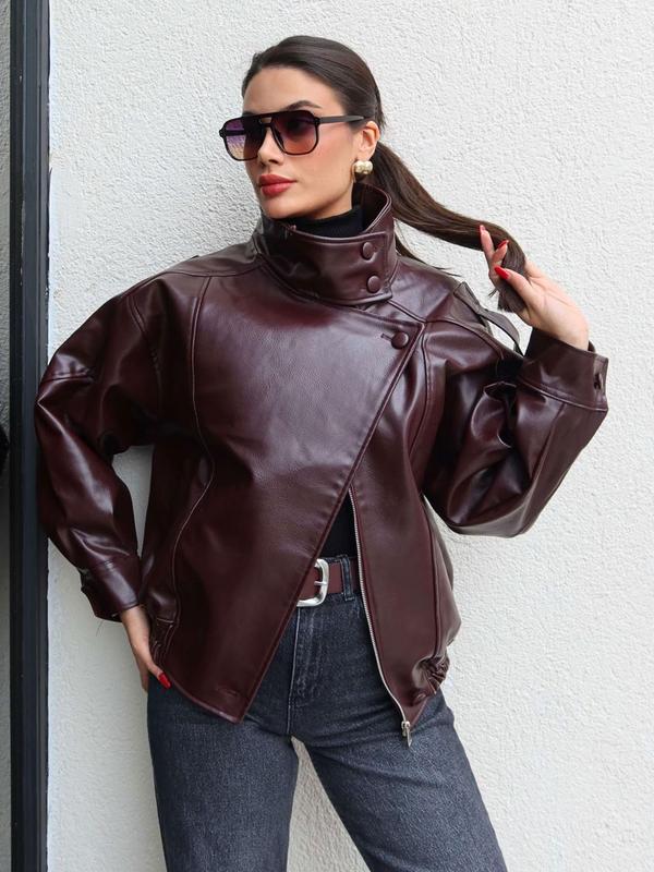 LTHR Collar Jacket