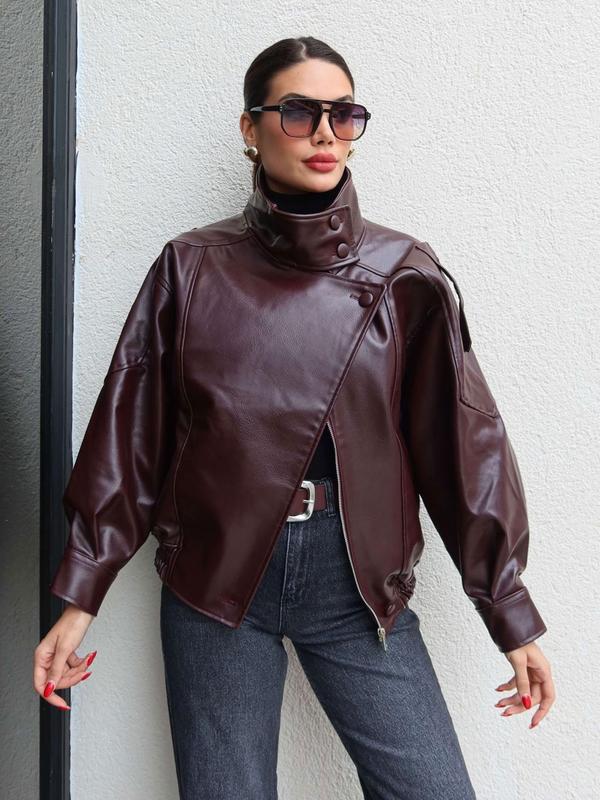 LTHR Collar Jacket