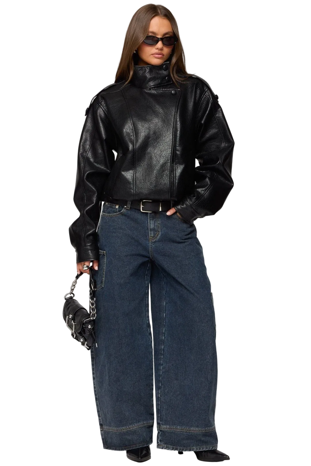 LTHR Collar Jacket