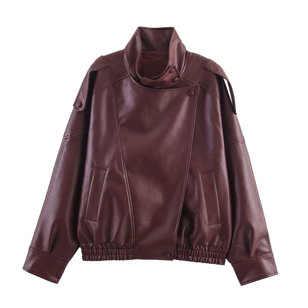 LTHR Collar Jacket