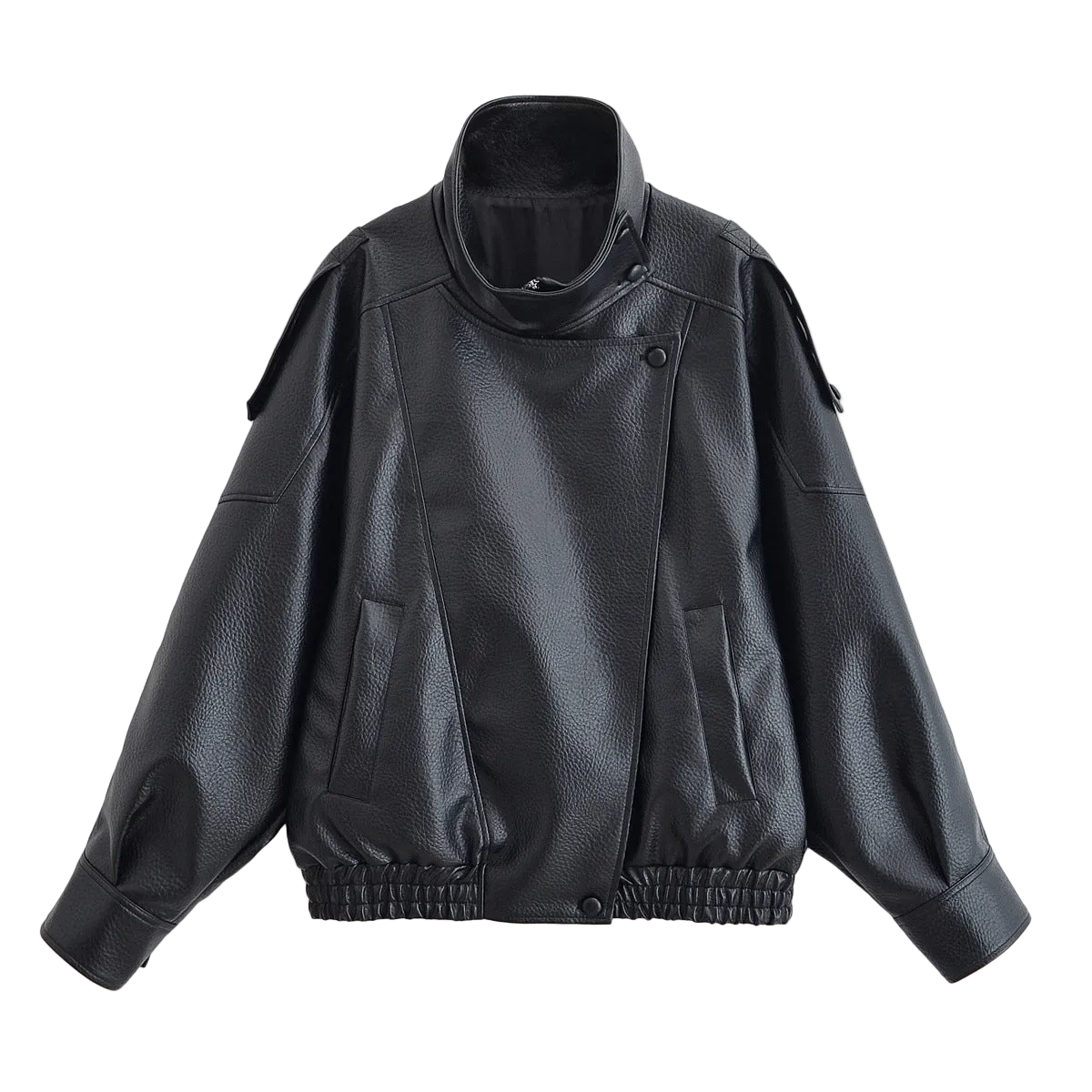 LTHR Collar Jacket